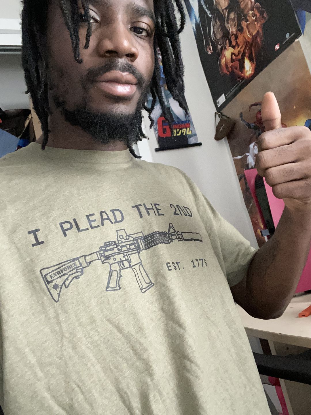 Customer photo review of I Plead The 2nd - Tee