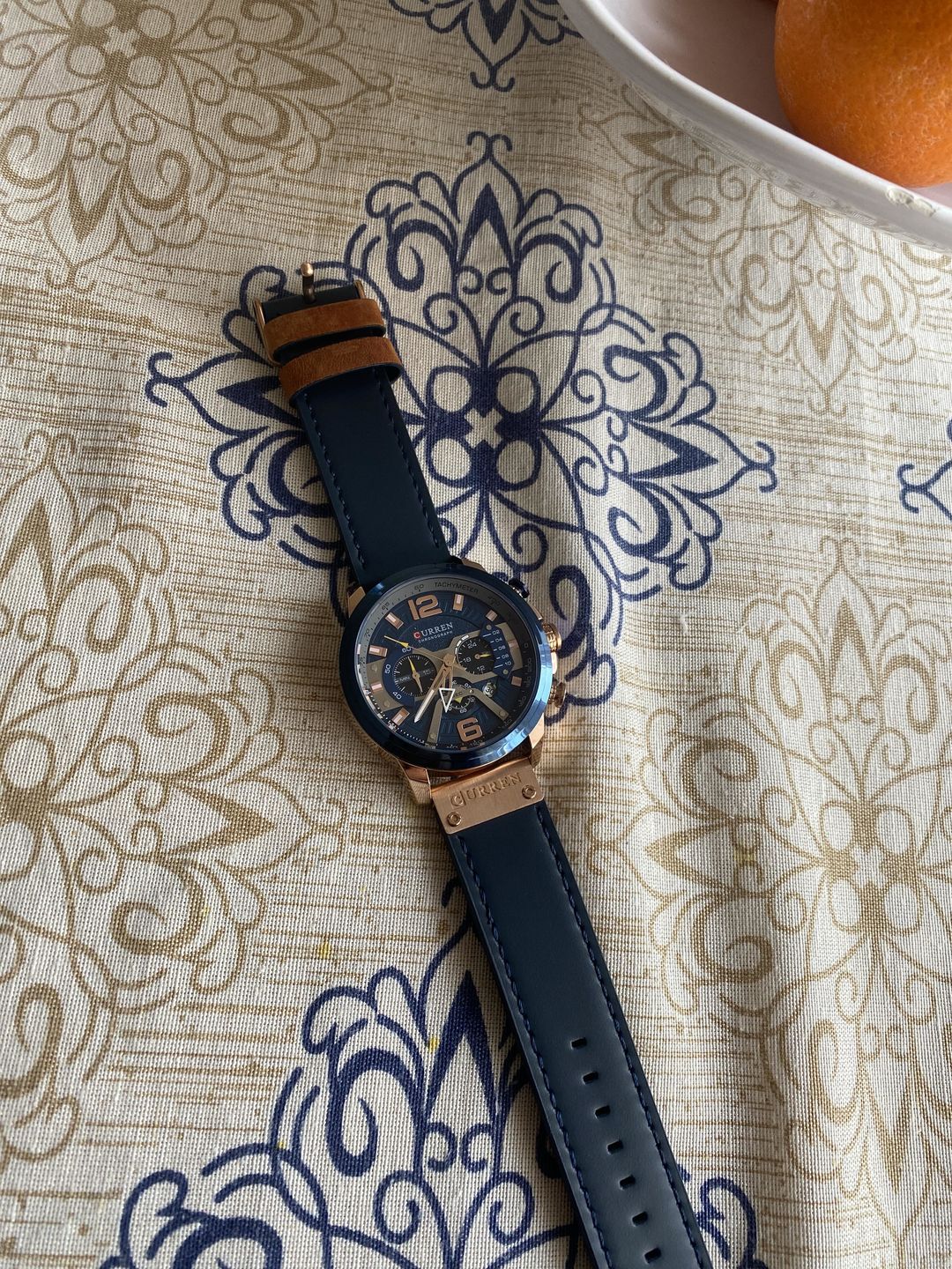 Customer photo review of Curren Galacticos® orologio uomo vera Pelle