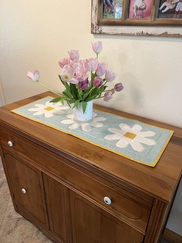 Customer photo review of Spotted Mist Yardage by Zen Chic for Moda 1660-76 - PRICE PER 1/2 YARD