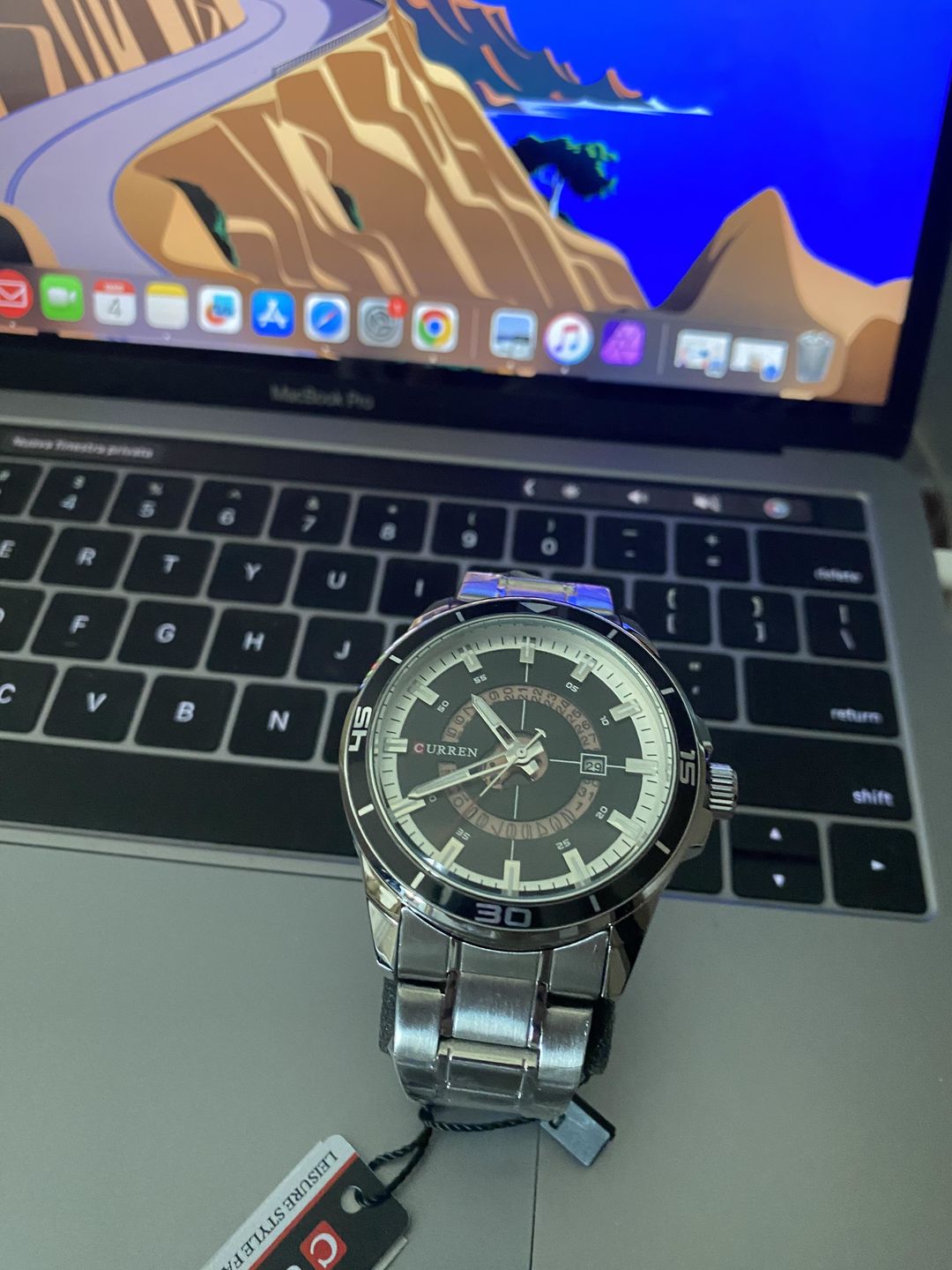 Customer photo review of Curren Tokyo® orologio uomo acciaio
