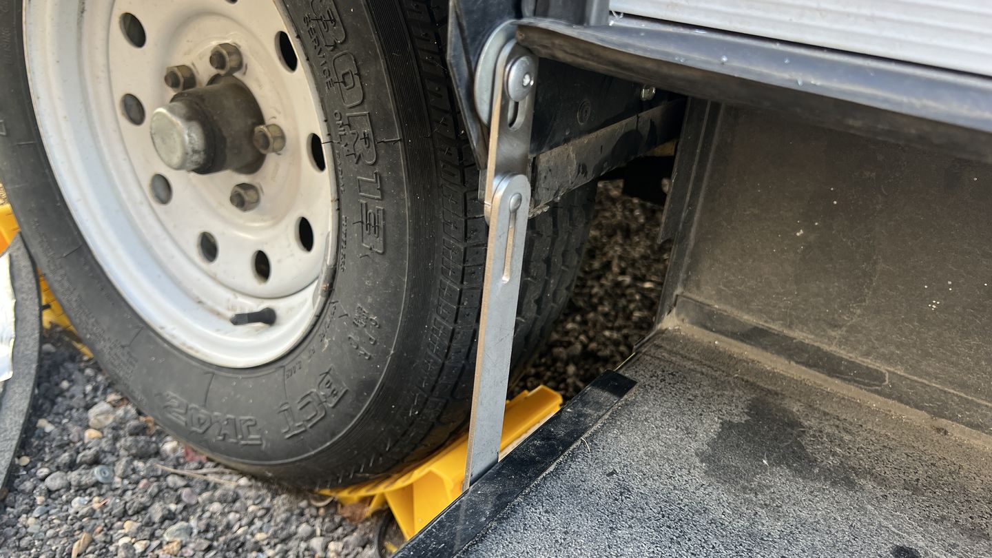 Customer photo review of Stepper Door Swing Arm
