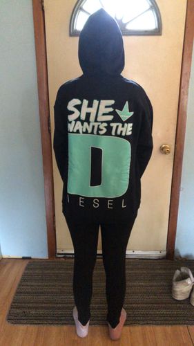Customer photo review of She Wants the Diesel (Multiple Styles/Colors)
