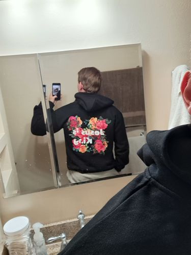 Customer photo review of Jesus Is King Hoodie