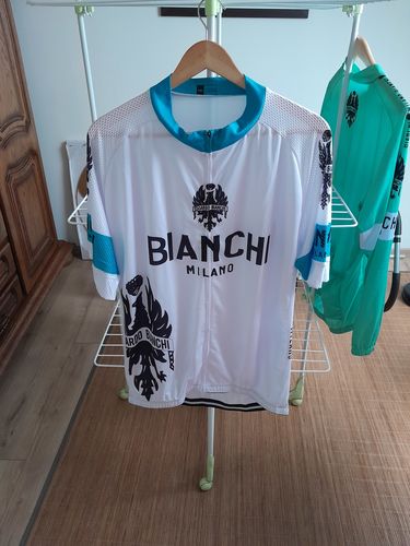 Customer photo review of Bianchi Eagle Retro Short sleeves Jersey
