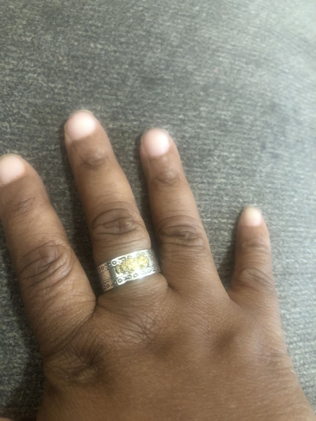 Customer photo review of Lucky Feng Shui Pixiu Wealth & Protection Ring