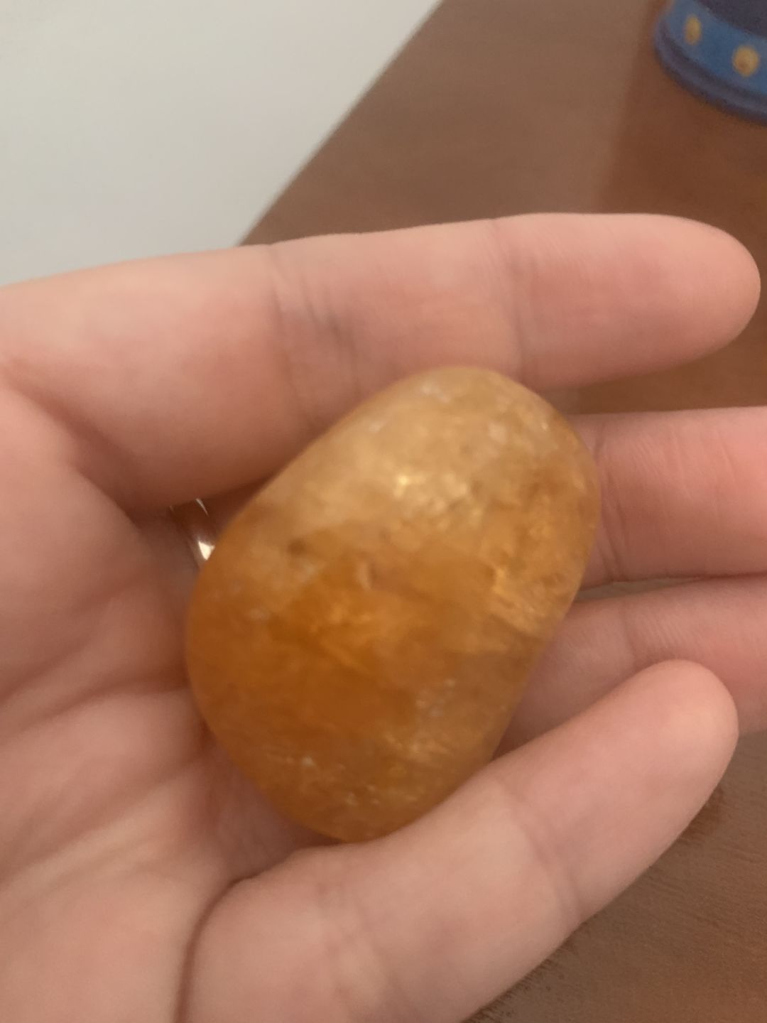 Customer photo review of Citrino calentado Rodado (Amatista calentada) | Abundancia - Energía