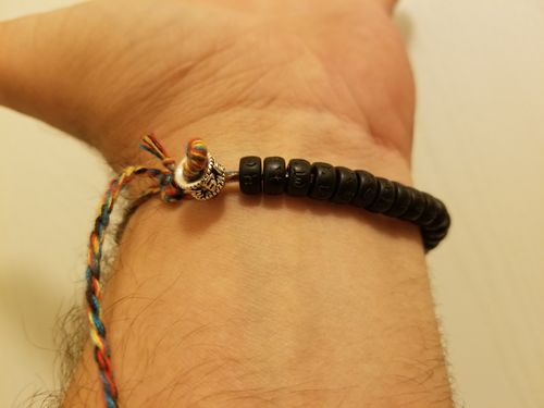 Customer photo review of Tibetan Coconut Shell Mantra