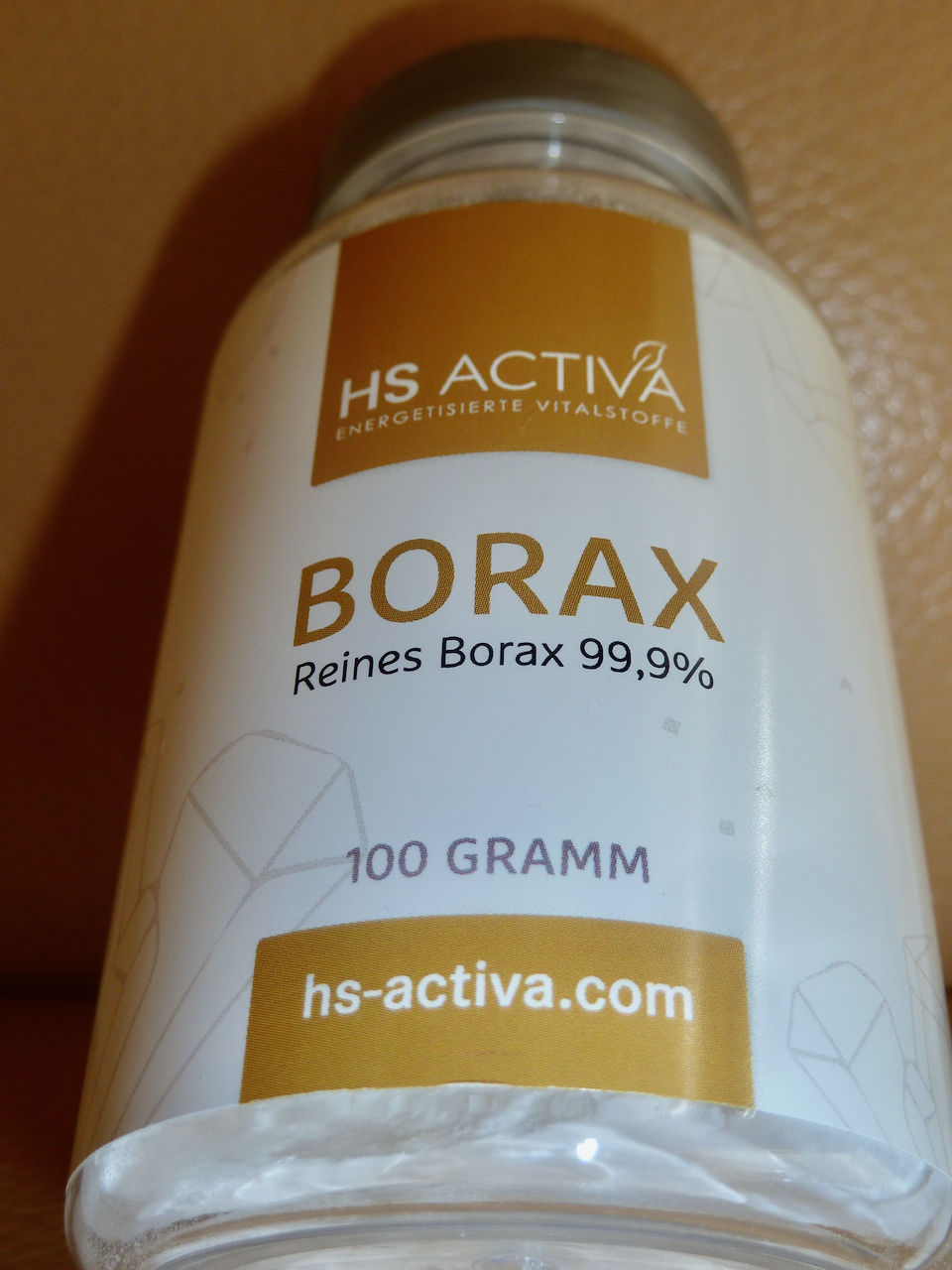 Customer photo review of Borax I Pharmazeutische Reinheit 99,9% I 100 Gramm