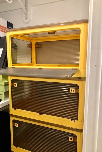 Customer photo review of UrbanStorie™ Plastic Storage Containers, Store your Clothes, Sarees, Blankets, Winter Items, Toys or any Home Items