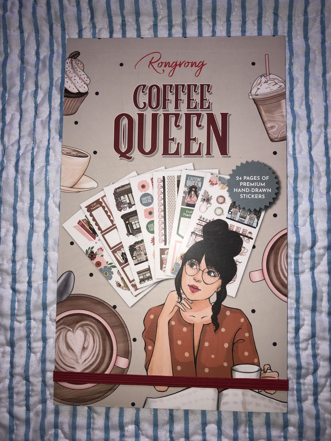 Customer photo review of Coffee Queen Planner Sticker Book