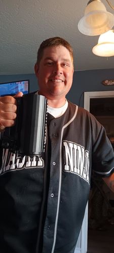 Customer photo review of The Combat Tankard - AR15 M4 Tactical 16 Ounce Beer Mug
