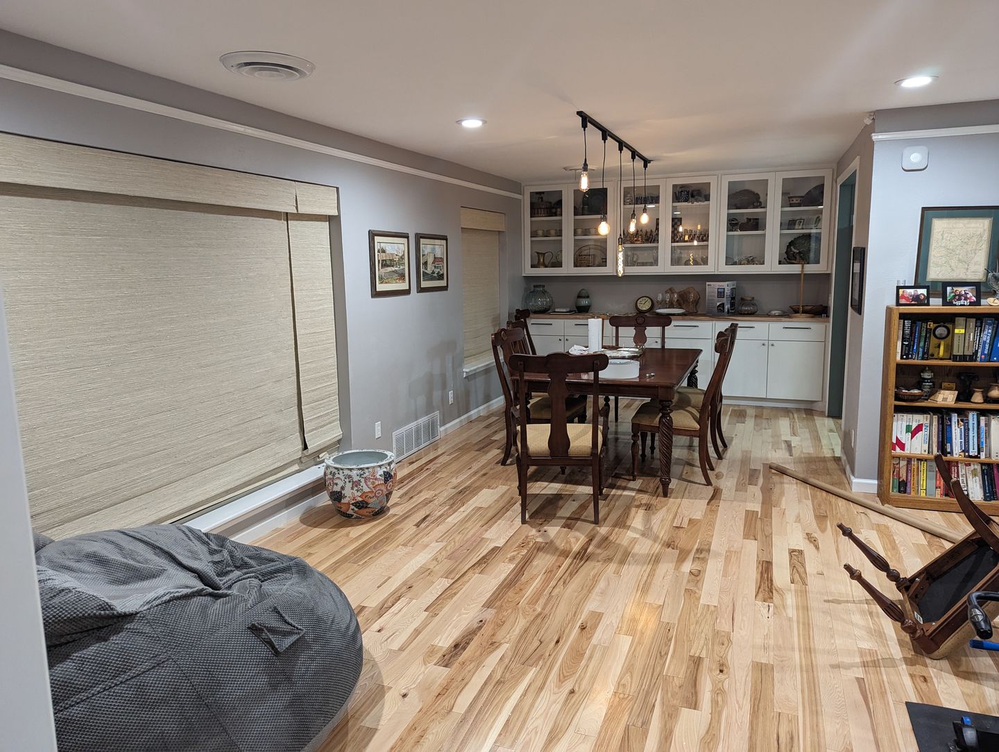 Customer photo review of SmartWings Motorized Woven Wood Shades 50%/70%/100% Blackout