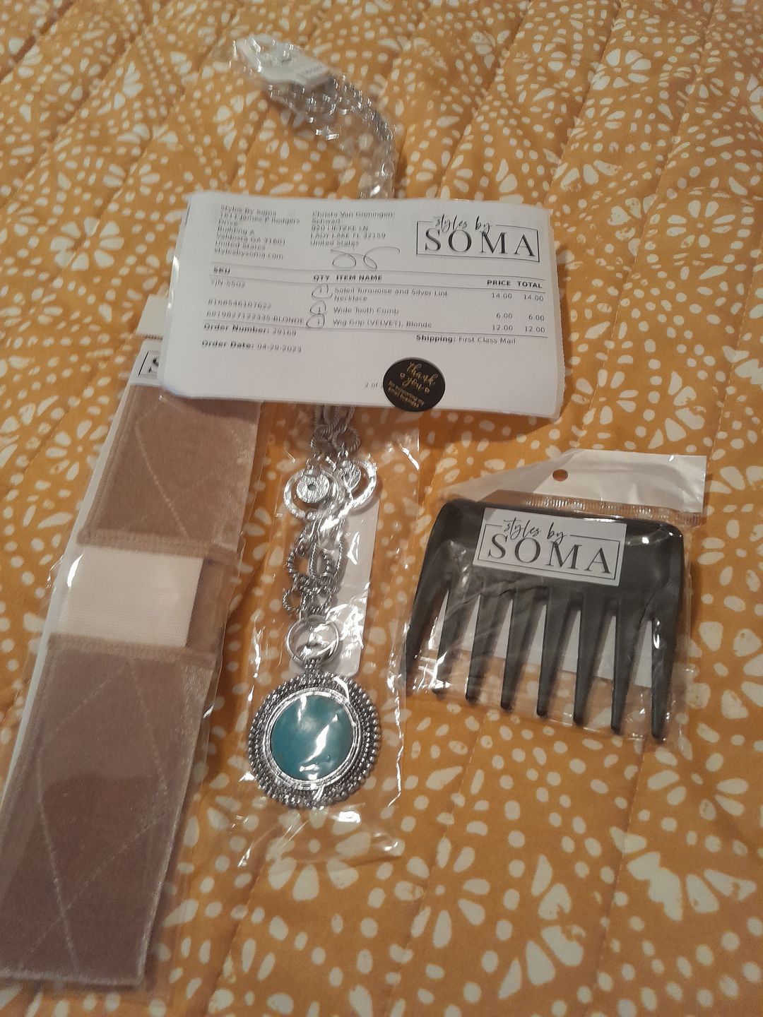 Customer photo review of Wide Tooth Comb