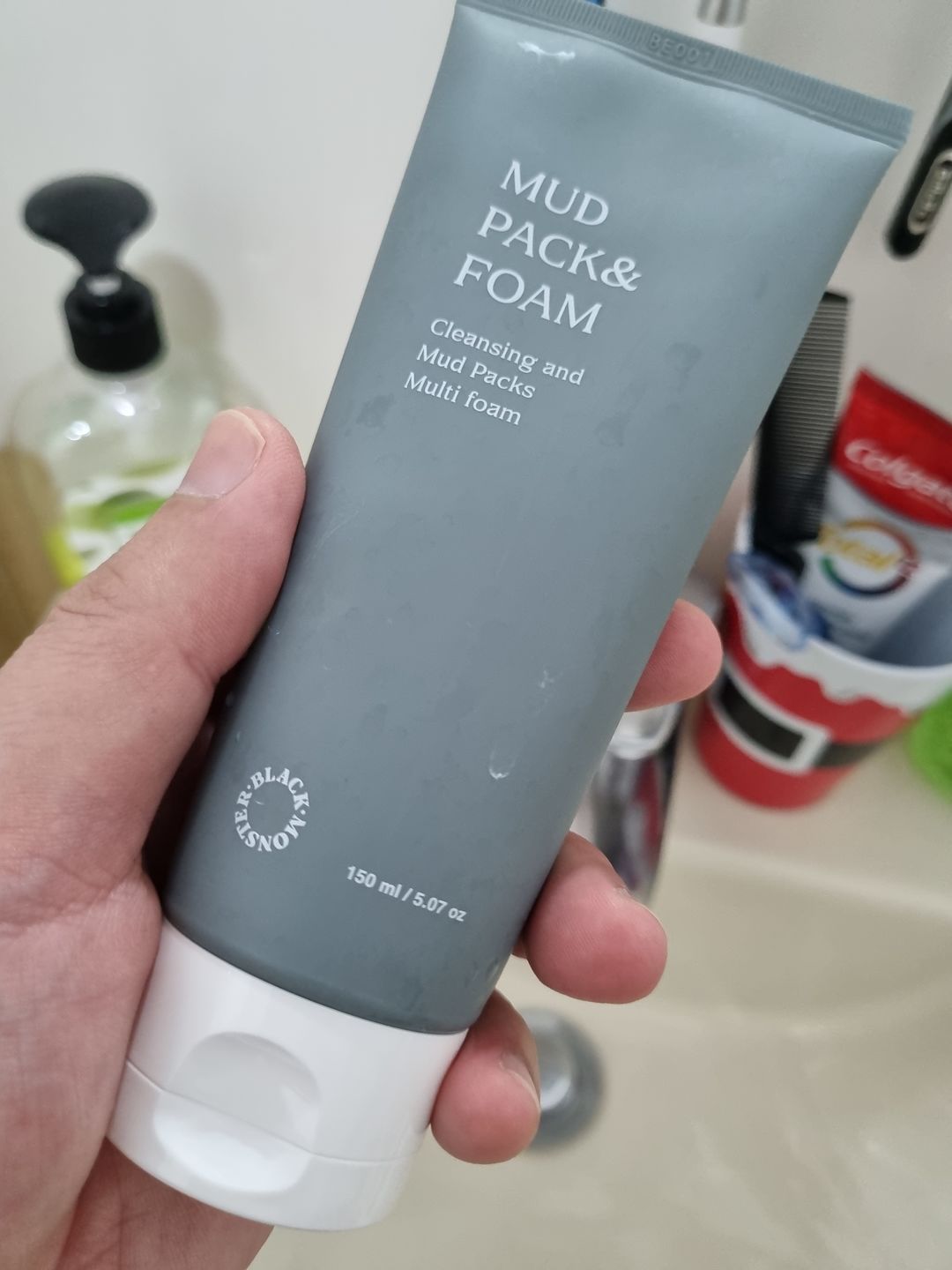 Customer photo review of Black Mud Pack and Foam