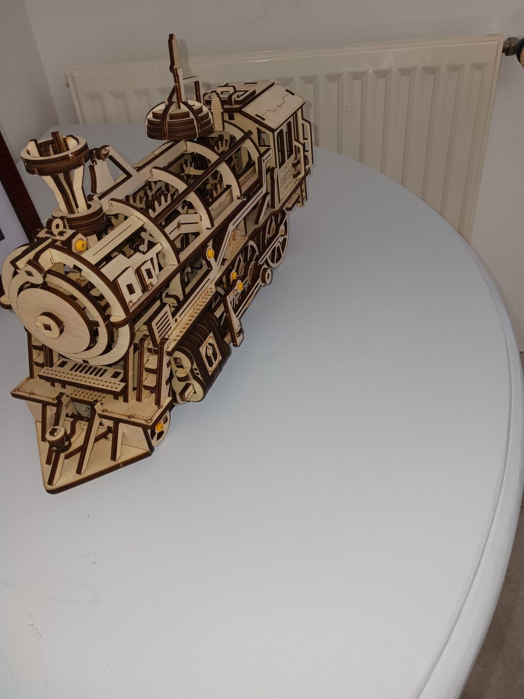 Customer photo review of Puzzle 3D bois | Locomotive Mécanique