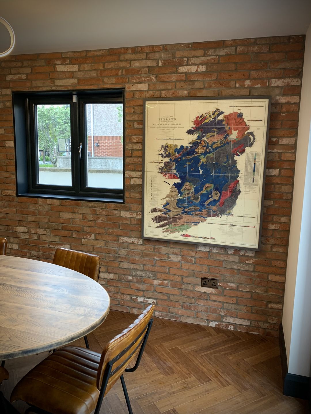 Customer photo review of Large Old Geological Map of Ireland, 1837 by Richard John Griffith for the Railway Commissioners