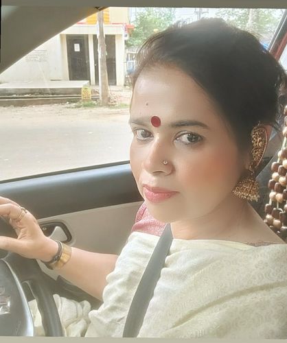 Customer photo review of Rubans LUXURY Traditionally Handcrafted 22Kt Gold Plated Temple Jhumka Earrings