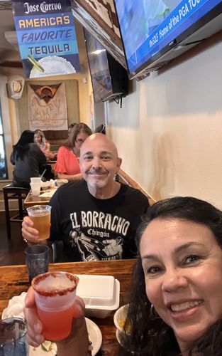 Customer photo review of Premium El Borracho Chingon Old School Luchador Tee