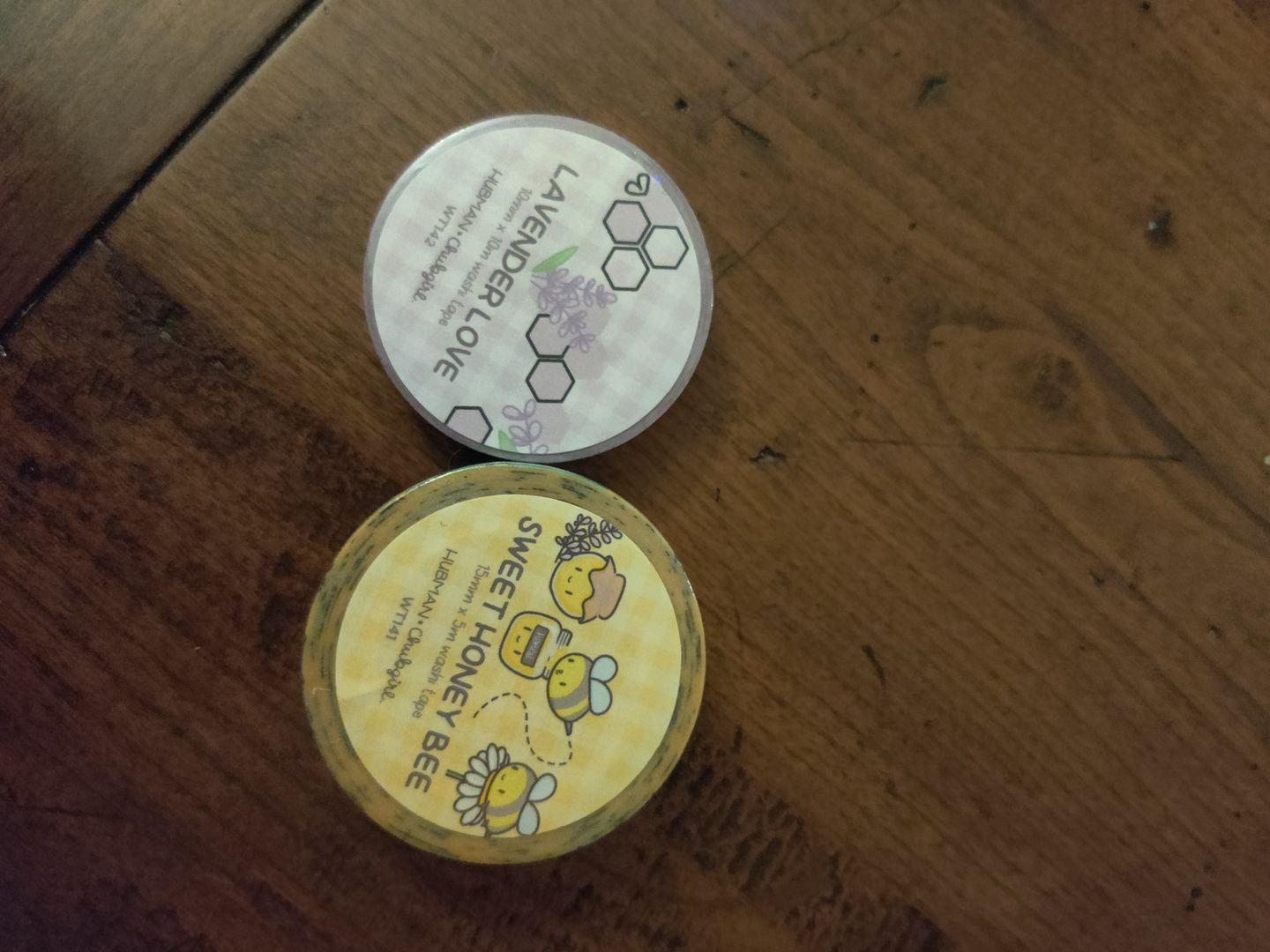 Customer photo review of (Pre-order) Honey Lavender Washi Tape (Set of 2)