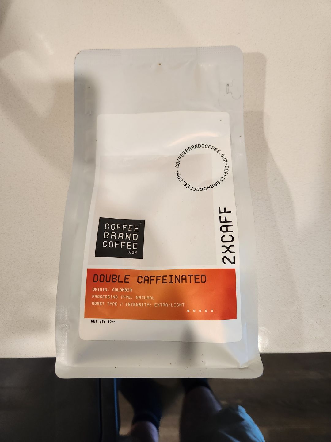 Customer photo review of Double Caffeinated Coffee - High Caffeine Coffee