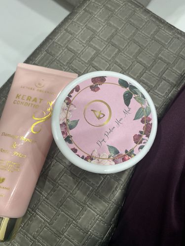 Customer photo review of Deep Protein Treatment Hair Mask