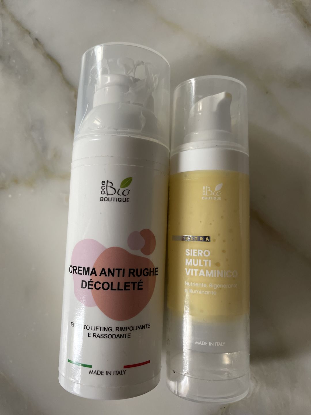 Customer photo review of Crema Anti Rughe Décolleté