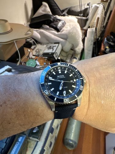 Customer photo review of Mido Automatico Ocean Star Azul - GMT