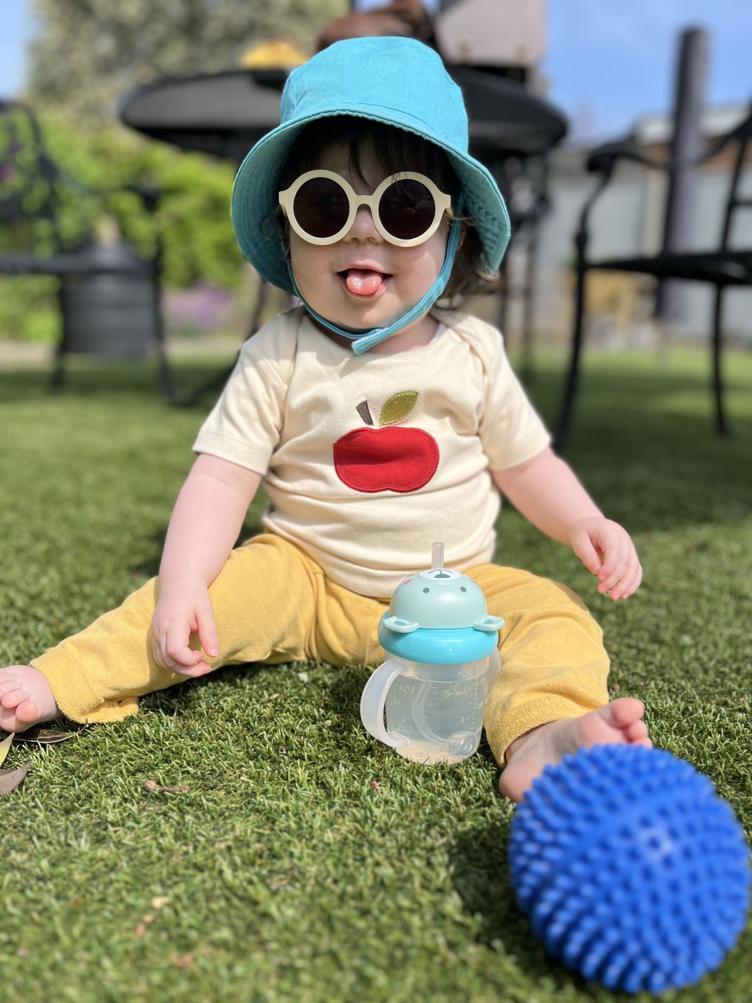 Customer photo review of An Apple A Day Applique Short Sleeve T-Shirt