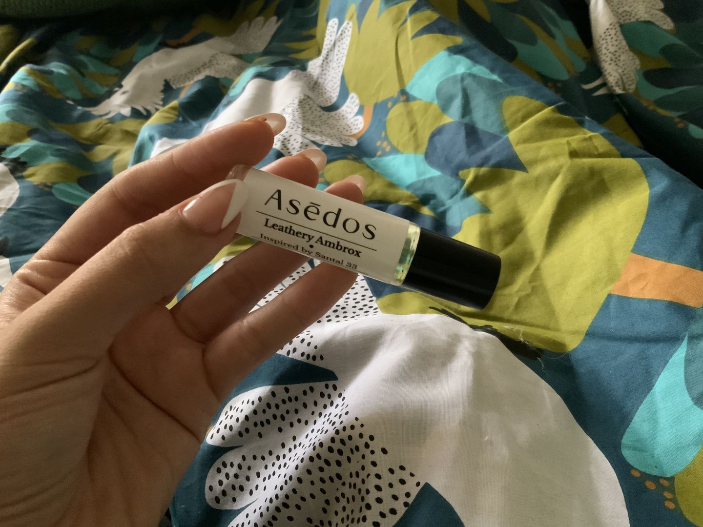 Customer photo review of LEATHERY AMBROX PERFUME OIL