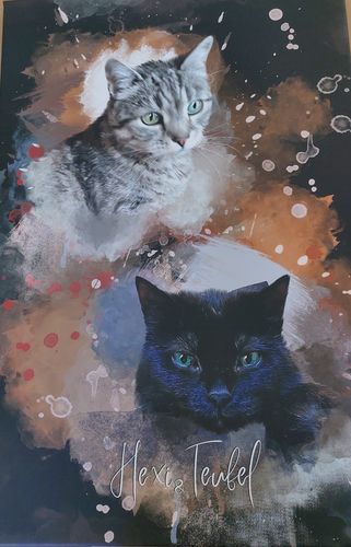 Customer photo review of Aquarell Pawtrait