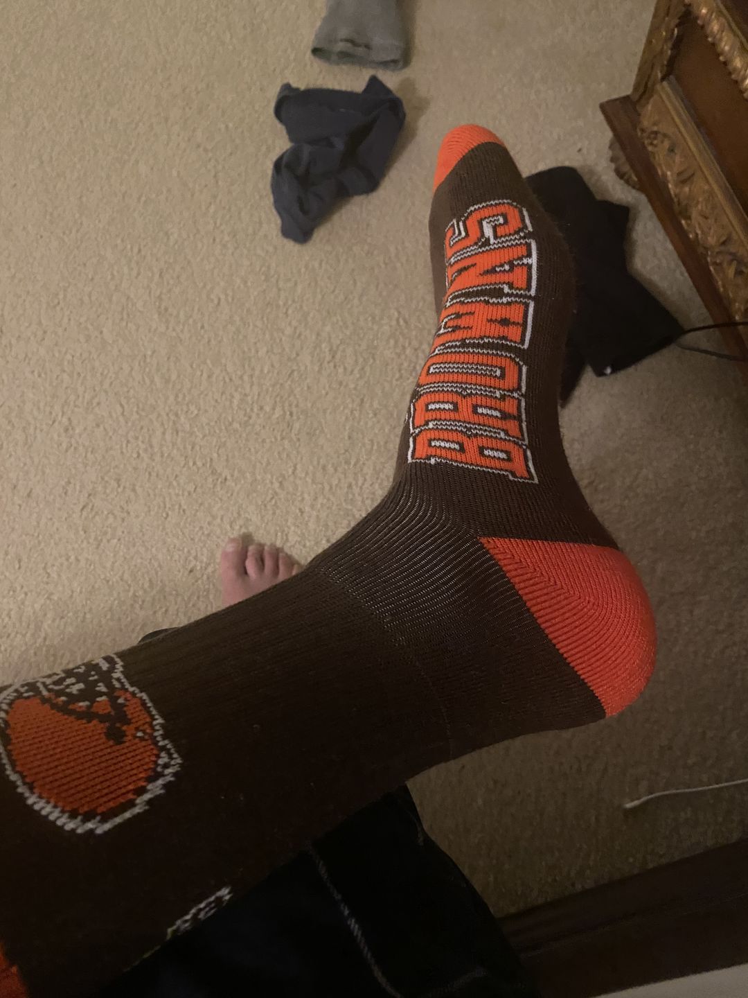 Customer photo review of Cleveland Browns - 4 Stripe Deuce