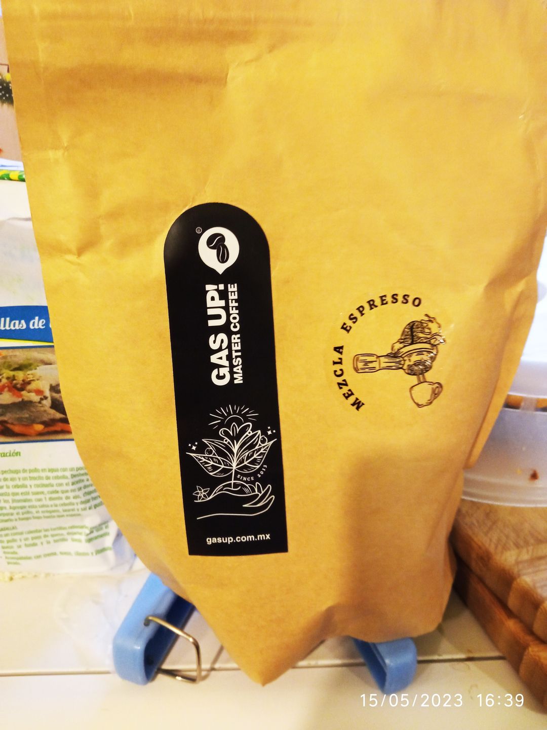 Customer photo review of Mezcla de Café Para Espresso