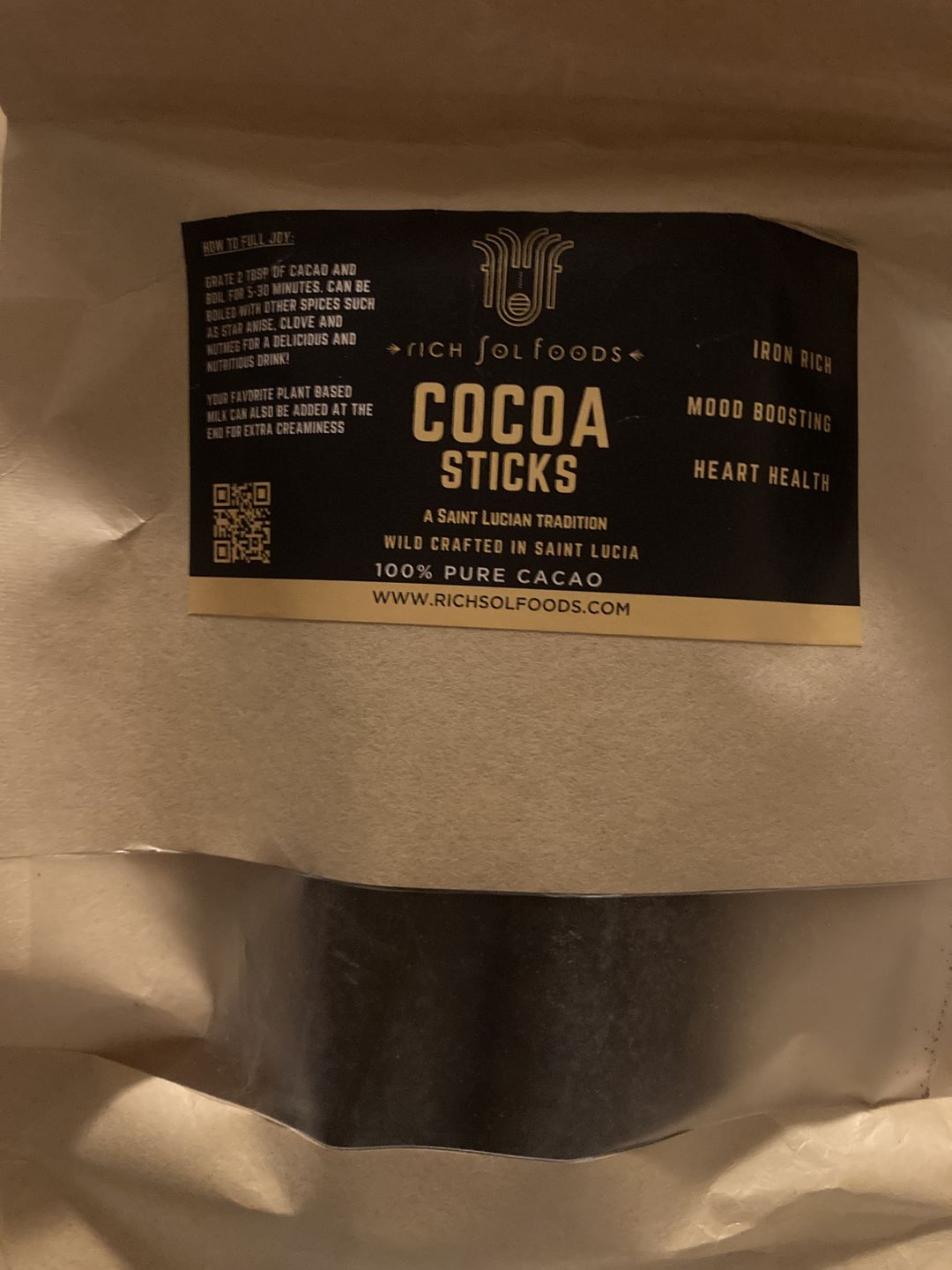 Customer photo review of Cocoa Sticks