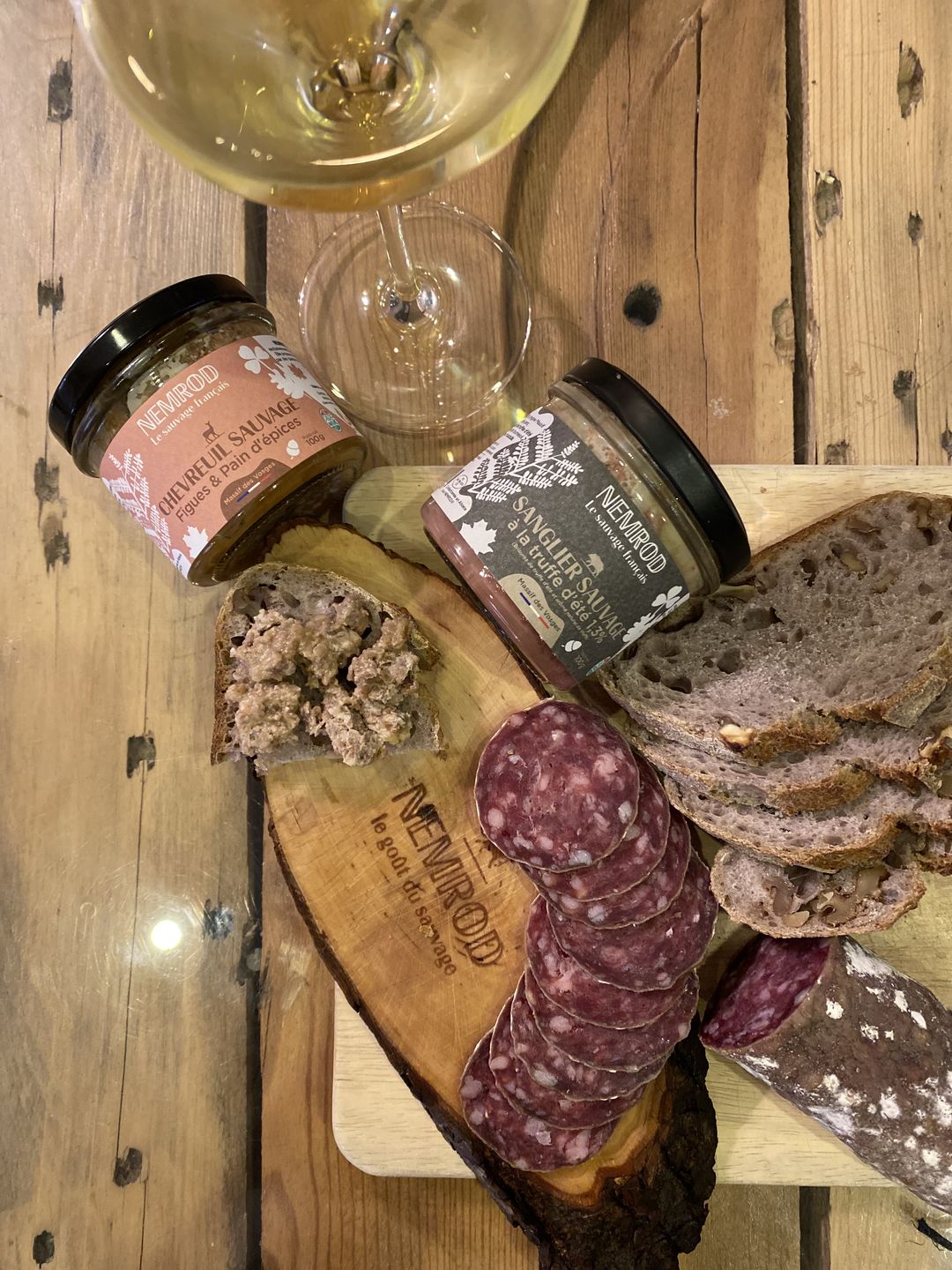 Customer photo review of Saucisson de Cerf sauvage aux herbes - 200g
