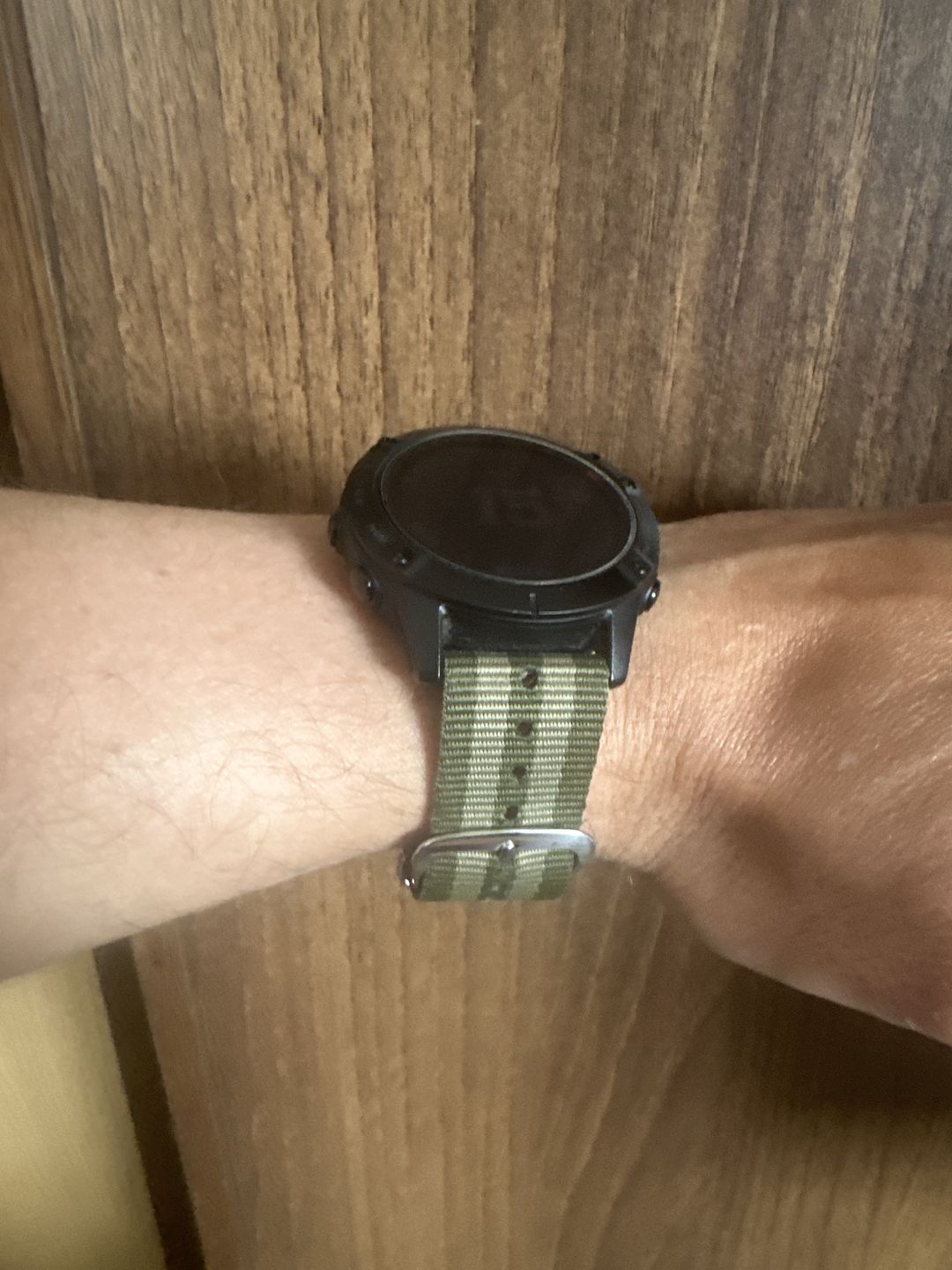 Customer photo review of Classic Military Style Strap -Olive Green and Khaki