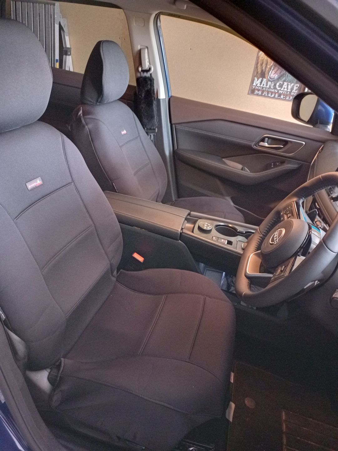Customer photo review of Universal Front Seats - Sharkskin Neoprene Seat Covers