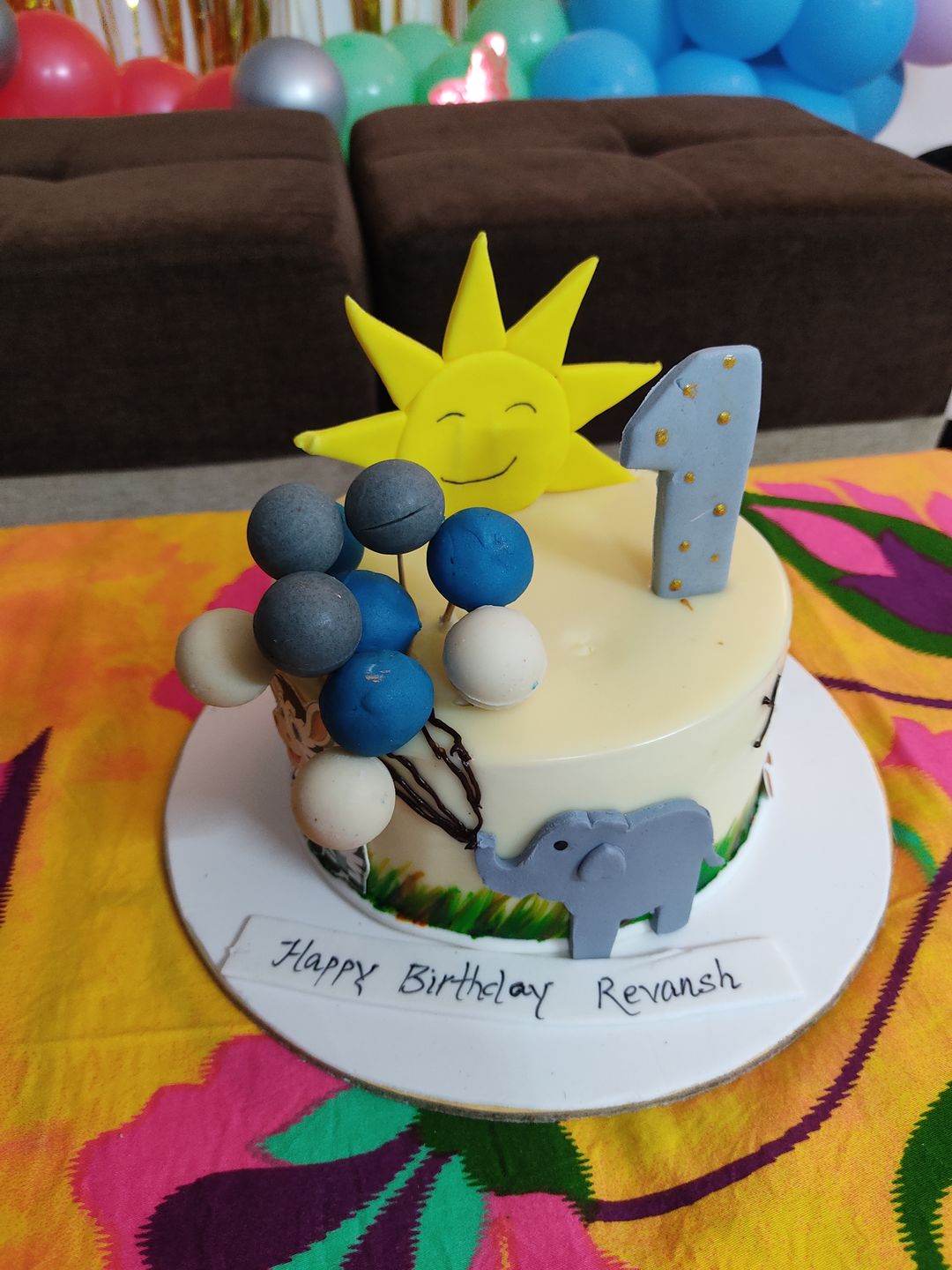 Customer photo review of Elephant Sunny Design Cake