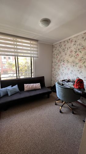 Customer photo review of Papel Mural Flores