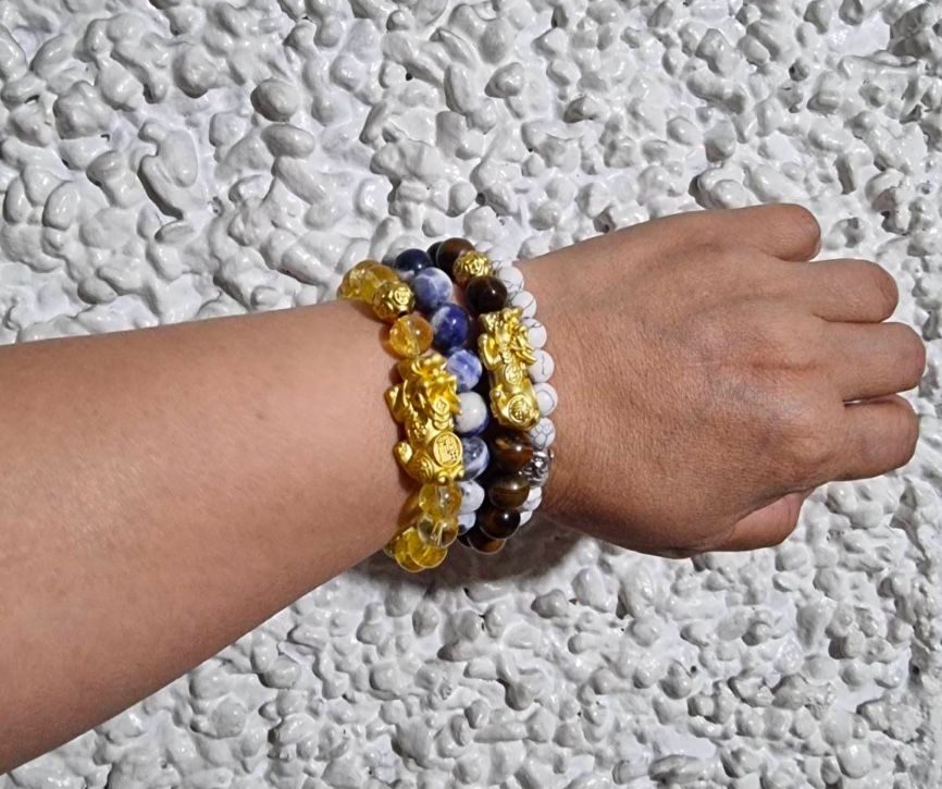 Customer photo review of Tigers Eye with 24K PiYao and Money Ball for Luck-Protection-Wealth