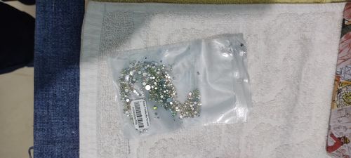 Customer photo review of Bolsa Piedra Mix Tornasol L