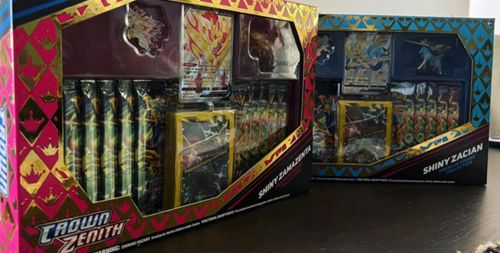 Customer photo review of Pokemon TCG: Crown Zenith - Premium Figure Collection Bundle (Presale)