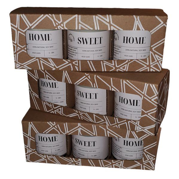 Customer photo review of 4 oz Straight Sided Glass Jar 3-Pack Retail Box™