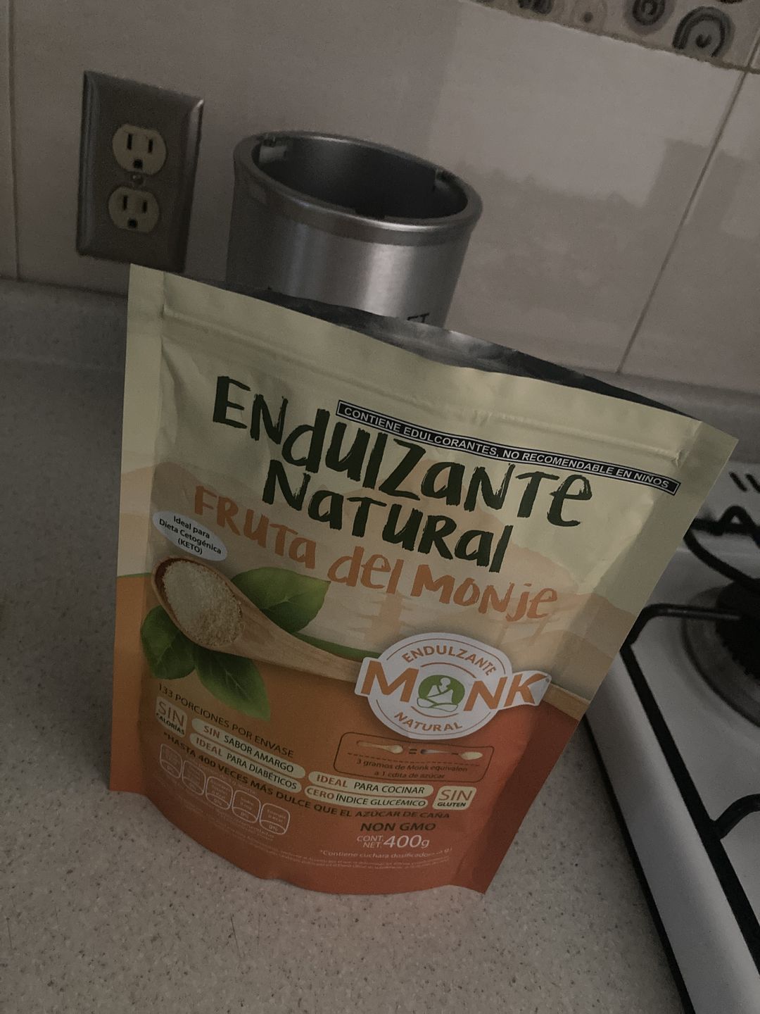 Customer photo review of Monk®: Endulzante natural fruta del monje (Monk Fruit) 400 g.