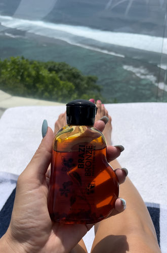 Customer photo review of 100% Natural & Organic Tanning Oil