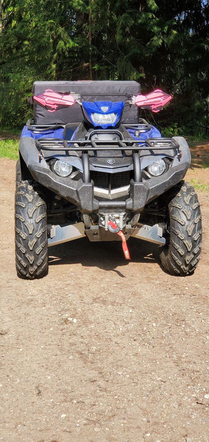 Customer photo review of Aluminum A-arm Guards for Yamaha Kodiak 450 (2018+)