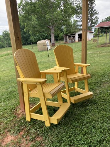 Customer photo review of DuraWeather Poly® Lakeside Counter Height Tete-a-tete