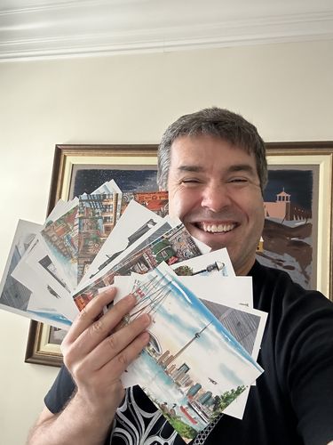 Customer photo review of Toronto Skyline Island Post Card