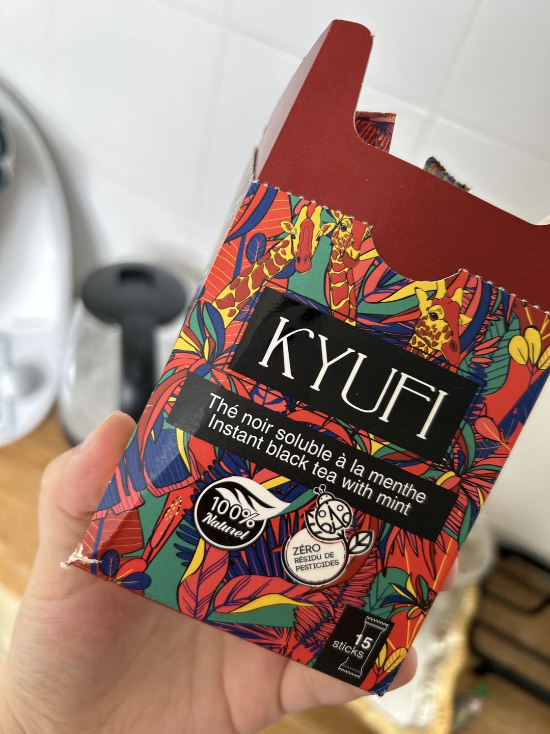 Customer photo review of Thé Noir Instantané À La Menthe - Recette Authentique
