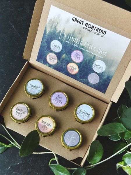 Customer photo review of 2 oz Candle Tin 6-Pack Shipping Box™