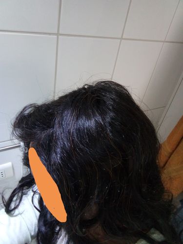 Reseña con foto de un cliente sobre Pack 3 Hennas Jamila Hair -  Cobrizo Natural y Duradero  👩🏼‍🦰